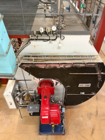 1468039-7 Ångpanna med industribrännare - Ång-Janne GTP Å12 -1993