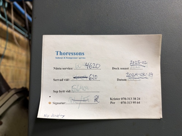 1468042-6 Industriluftkompressor - Atlas Copco GA 200 W -1999