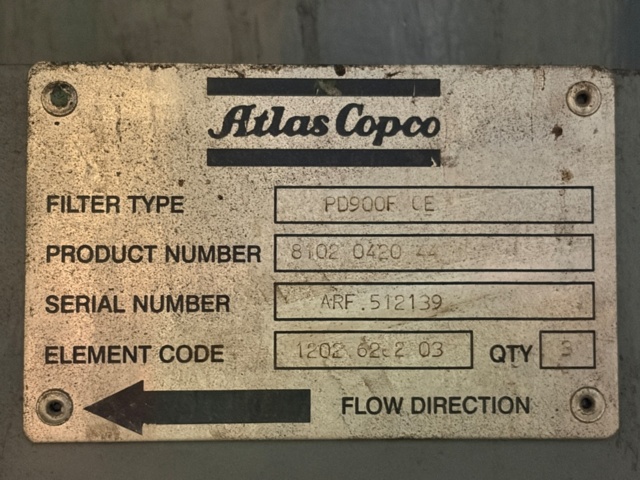 1468042-9 Industriluftkompressor - Atlas Copco GA 200 W -1999