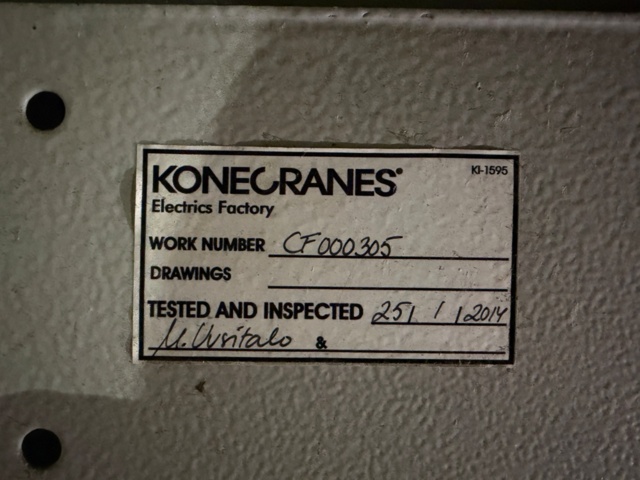 1468037-13 Overhead crane 6 tons - roof mounted industrial crane