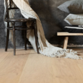 1489333-1 Floor oiled oak Woodura, Misty White, 1-strip, 5-G click floor, 87 sqm, XL
