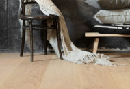 1489333 Floor oiled oak Woodura, Misty White, 1-strip, 5-G click floor, 87 sqm, XL