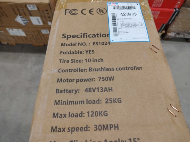 1490672-3 Elsparkcykel – OBX, Off-road, 750W, 50 km räckvidd