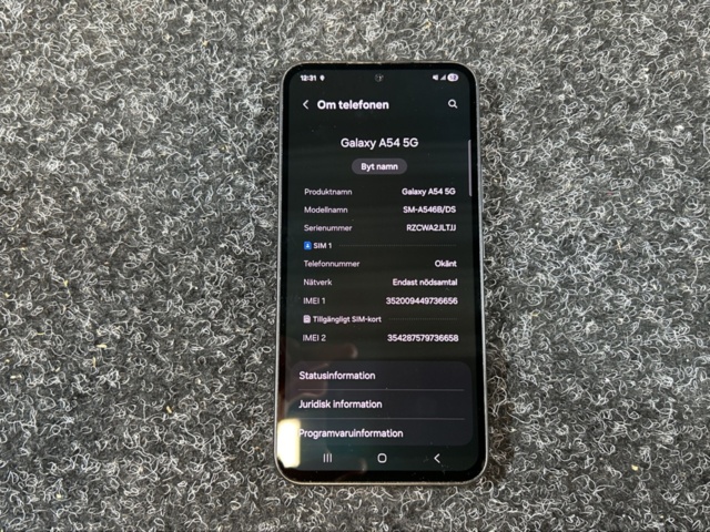 1457513-2 Mobile phone - Samsung Galaxy A54 5G - 128 GB