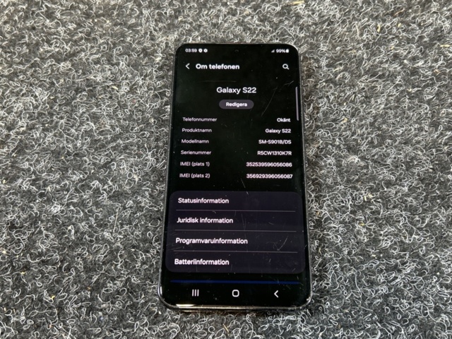 1457514-2 Mobile phone - Samsung Galaxy S22 - 128 GB