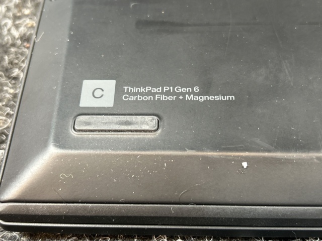 1457517-7 Laptop - Lenovo ThinkPad P1 Gen 6 - i9/32GB/1TB/RTX 2000 Ada