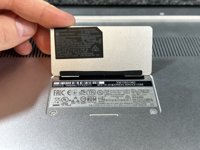 1457518-6 Laptop - Dell XPS 15 7590 - i7/16GB