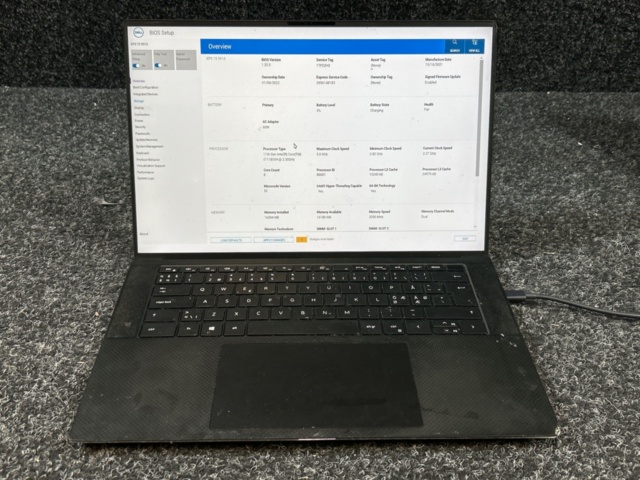 1457519-1 Laptop - Dell XPS 15 9510 - i7/16GB (without OS)