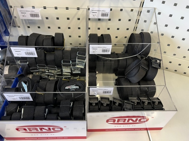 1490052-3 Tensioning straps, trailer connectors. LGF signs etc.