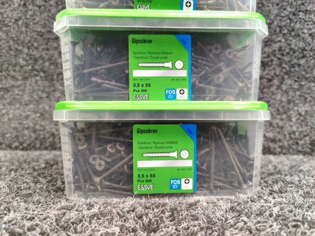 1490864-2 4 pcs Packs Drywall Screws, Essve