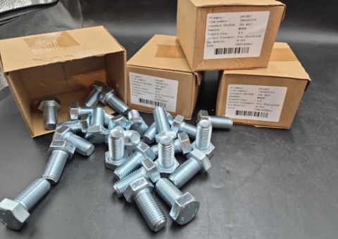 Hexagon head screw, 4350 pcs - ISO 4017 M20x40, 8.8, zinc plated