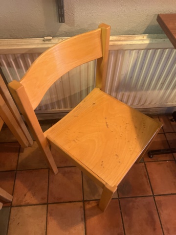 1384742-3 Restaurant furniture - Table, bench and chairs