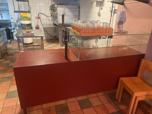 1384743-2 Cash desk approx. 201x60x89 cm