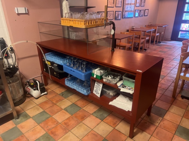 1384743-3 Cash desk approx. 201x60x89 cm