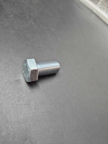 1490967-2 Hexagon head screw, 100 pcs - ISO 4017 M20x40, 8.8, zinc plated