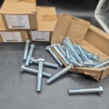 1490991-1 Hexagon bolt, 100 pcs - M16x100, ISO 4014, 8.8, electro-galvanized