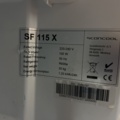 1384753-3 Freezer - Scancool SF 115 X