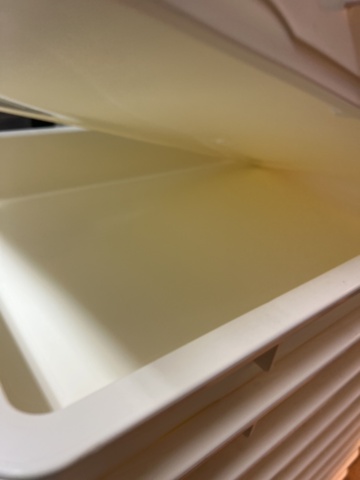 1384754-7 1 tray rack trolley and 17 dough trays