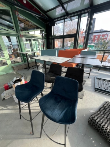 1404680-8 Restaurant furniture – Tables, bar stools and sofas