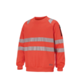 1491051-1 Varselsweatshirt, 10 st - Gesto, EN ISO 20471 klass 2, reflexdetaljer, stl S