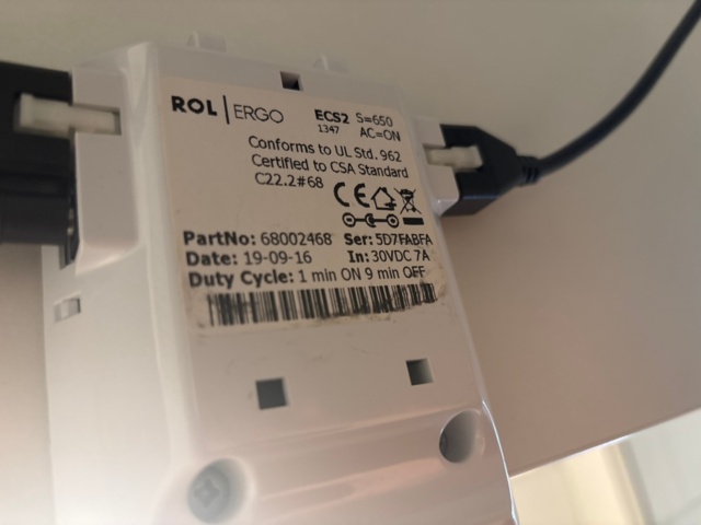 1482235-7 Skrivbord och kontorsstol - ROL Ergo, HÅG