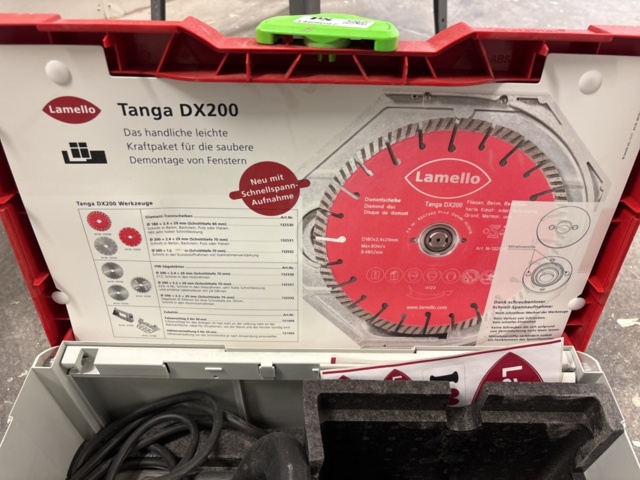 1469097-8 Window saw with accessories - Lamello Tanga DX200 -2018