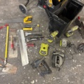 1469098-2 Collection of construction machines and tools - DeWalt, Ryobi and others