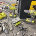 1469098-5 Collection of construction machines and tools - DeWalt, Ryobi and others