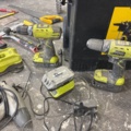 1469098-8 Collection of construction machines and tools - DeWalt, Ryobi and others