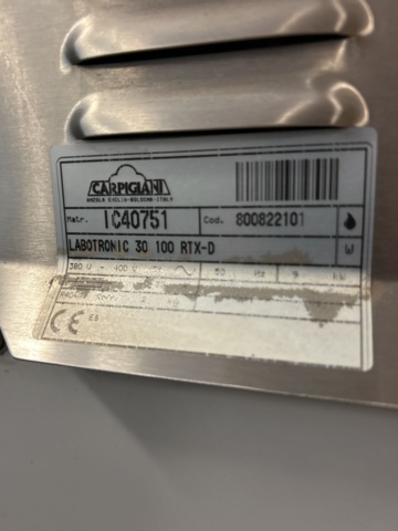 1491774-6 Professional ice cream machine - Carpigiani Labotronic 30/100 RTX-D