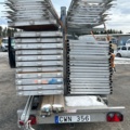 1455016-4 Scaffolding trailer with frame scaffolding parts - Monzon / Tysse