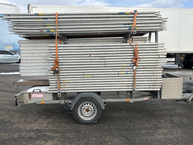 1455016-6 Scaffolding trailer with frame scaffolding parts - Monzon / Tysse