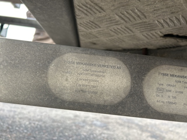 1455016-31 Scaffolding trailer with frame scaffolding parts - Monzon / Tysse