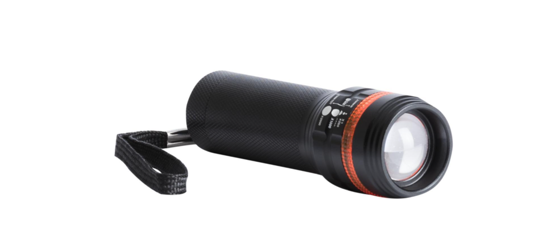 Flashlight, 12 pcs - Gelia, adjustable light pattern, flashing function ...