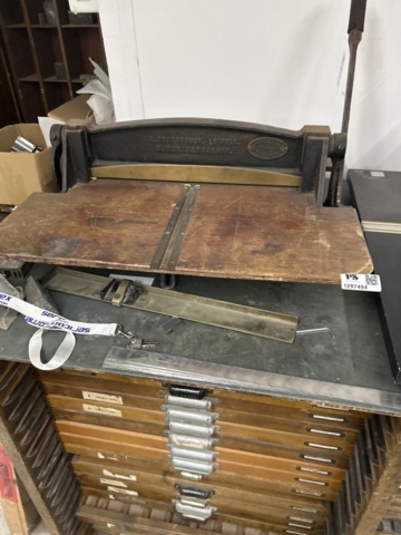 1491780-2 Manual cutting machine / guillotine & Embossing press / die cutting press / letterpress