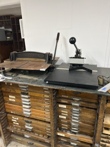 1491780-7 Manual cutting machine / guillotine & Embossing press / die cutting press / letterpress