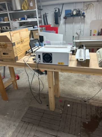 1491784-1 Electric punching machine for wire binding - Renz DTP 340 M