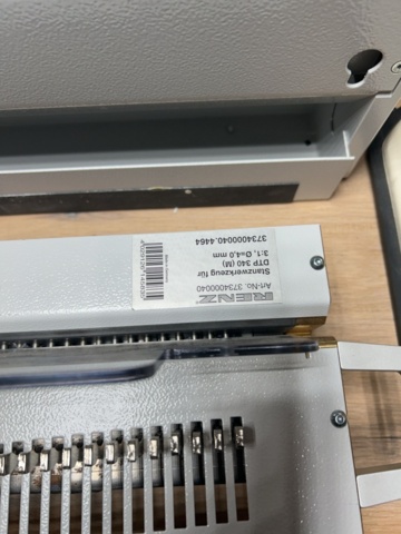 1491784-14 Electric punching machine for wire binding - Renz DTP 340 M