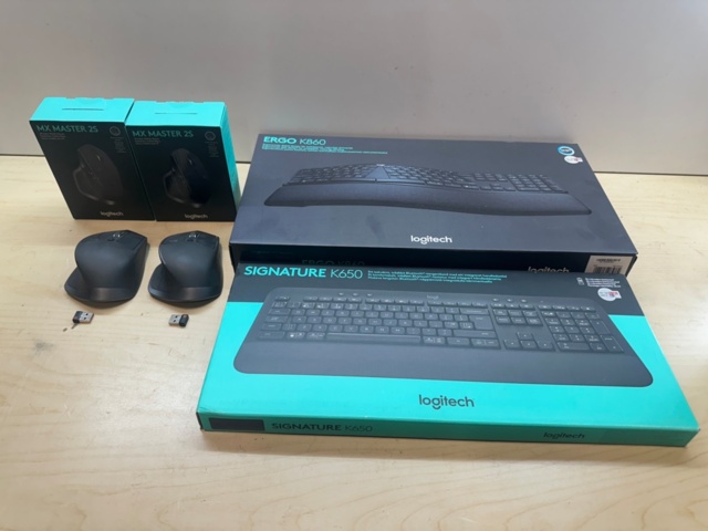 1418208-1 Keyboard 2pcs & Computer Mouse 2pcs Logitech