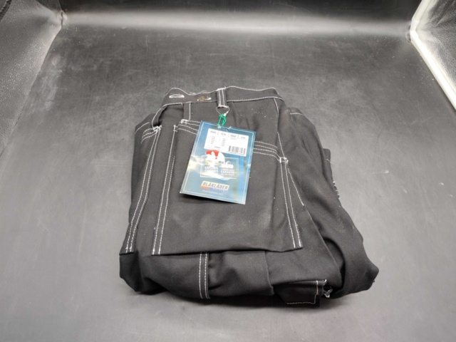 1483255-2 Work bib - Blåkläder, C44, black, nail pockets, adjustable waist
