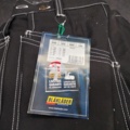 1483255-3 Work bib - Blåkläder, C44, black, nail pockets, adjustable waist