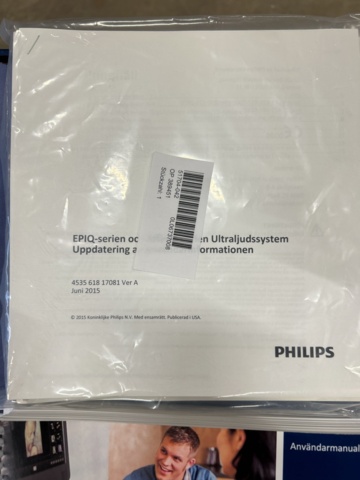 1453381-32 Ultrasound machine with probes and accessories - Philips EPIQ 7 -2015