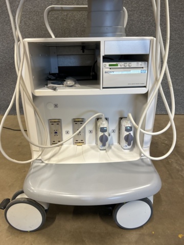 1453382-11 Ultrasound machine with probes and accessories - GE Voluson E6 -2016