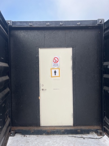 1384775-6 Container 40 feet toilet