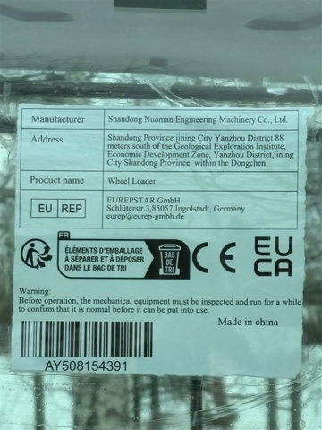 1471228-51 Hjullastare – Shandong Nuoman - NM-LD15 - 2025