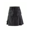1483255-1 Work bib - Blåkläder, C44, black, nail pockets, adjustable waist
