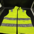 1483273-2 High visibility vest - Fristads, fur fiber lined, size S, zipper, reflective