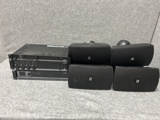 1436155-1 Sound system with 6 speakers - Audac XMP44 / MTX48 / SMQ350