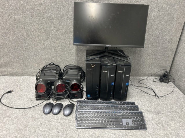 1436156-1 Computers 3 pcs with cash register equipment - Acer Aspire XC-840 / XC-1780 / C21PULSE