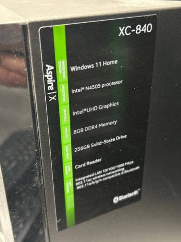 1436156-7 Computers 3 pcs with cash register equipment - Acer Aspire XC-840 / XC-1780 / C21PULSE